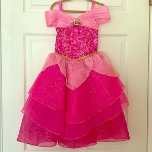 Disney Princess Aurora pink dress girl sz 4